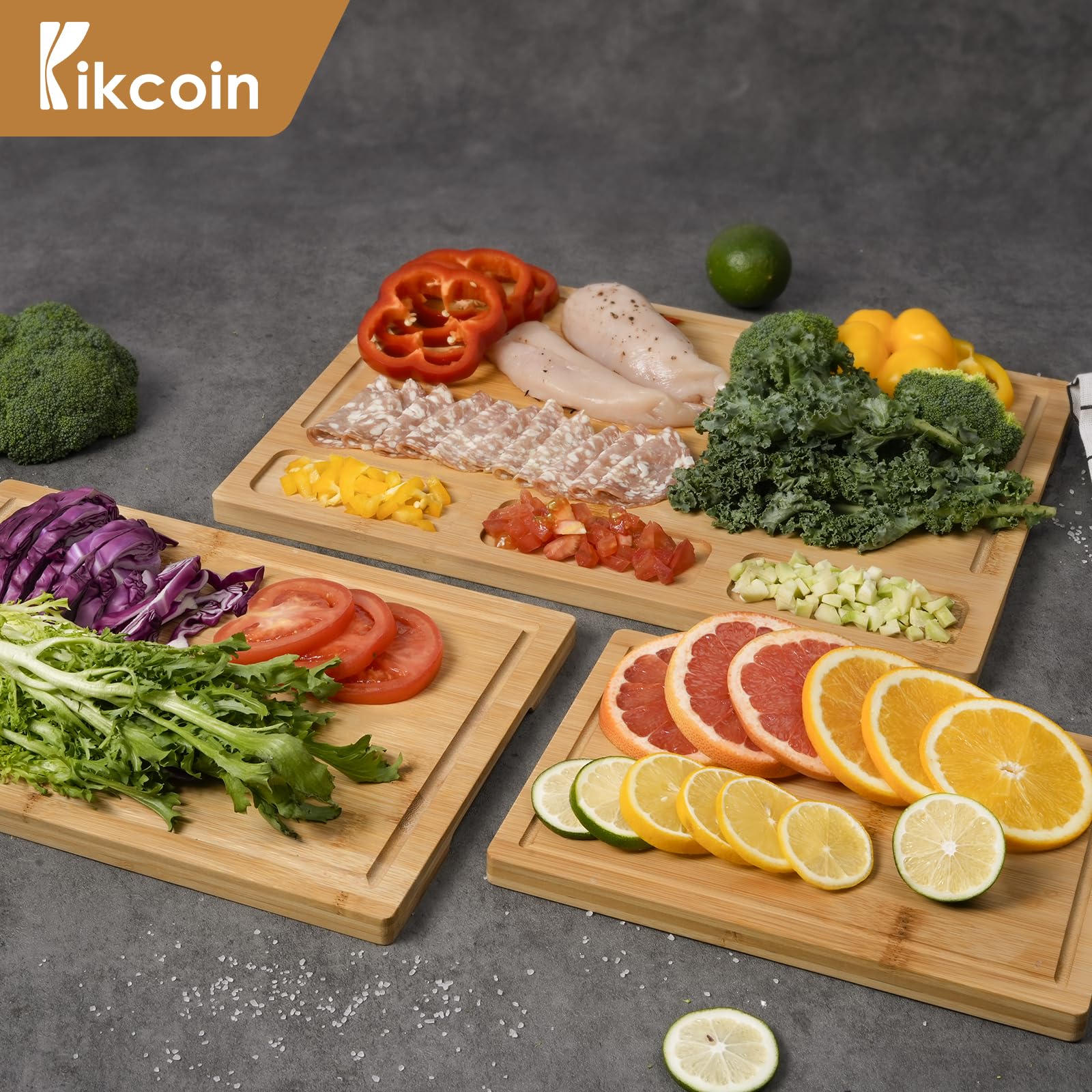 Kikcoin bamboo board, a thoughtful gift idea for home chefs.