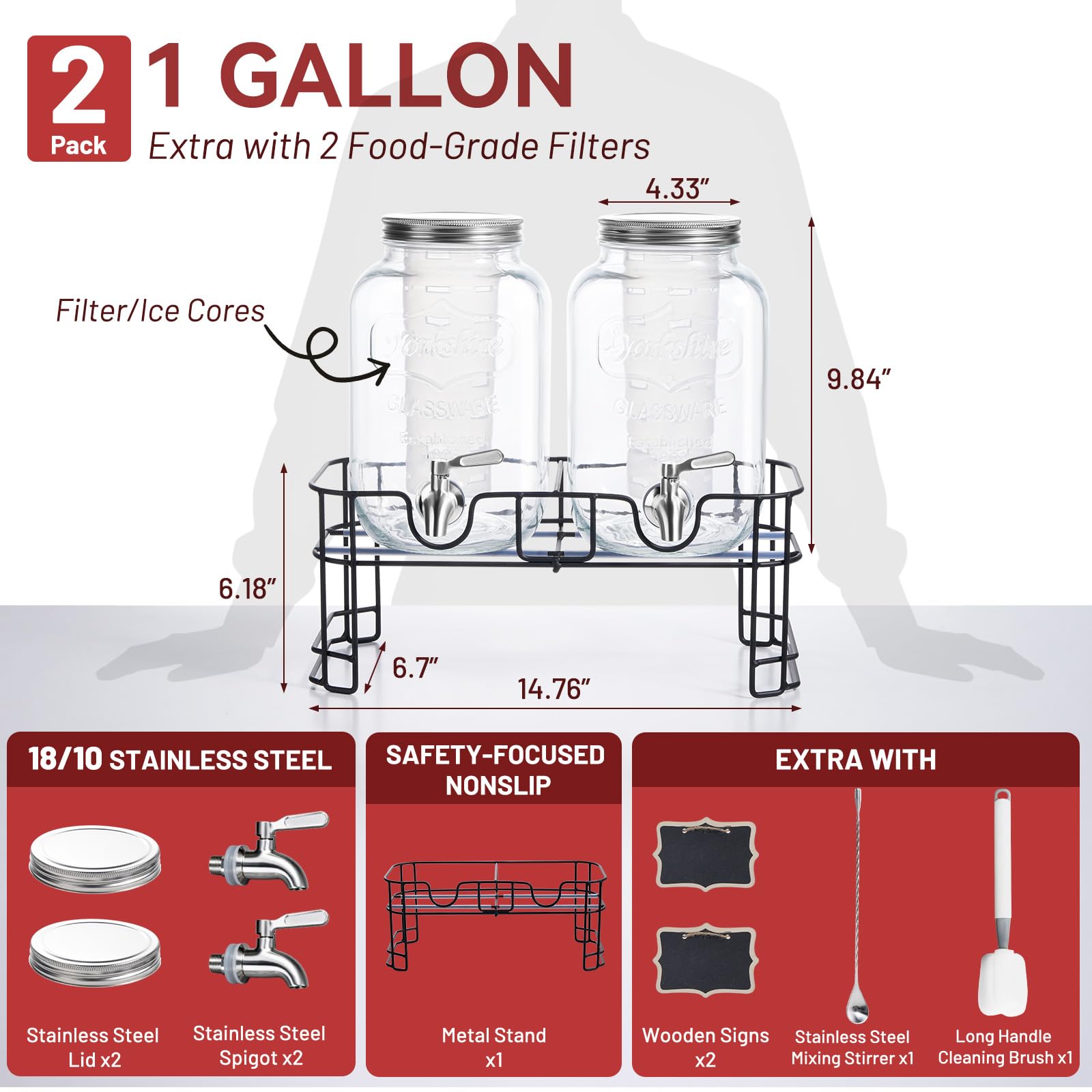 Kikcoin dishwasher safe dispensers for quick post party cleanup
