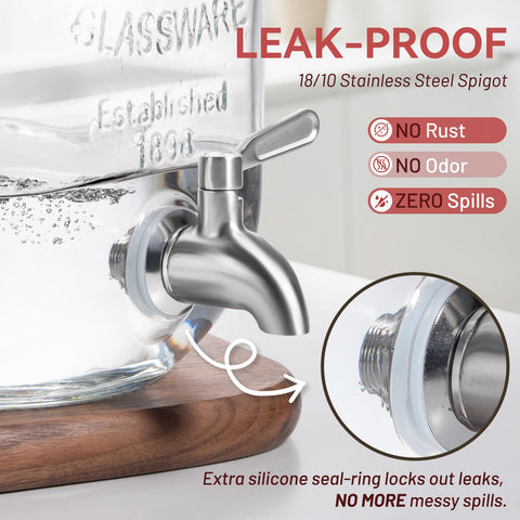 Kikcoin food grade PP filter inserts keep drinks clear