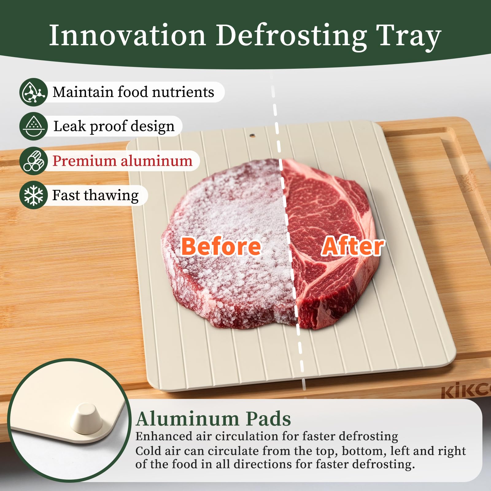 Kikcoin Meal Prep Set offers an all-in-one kit for meat, veg, and bread tasks.