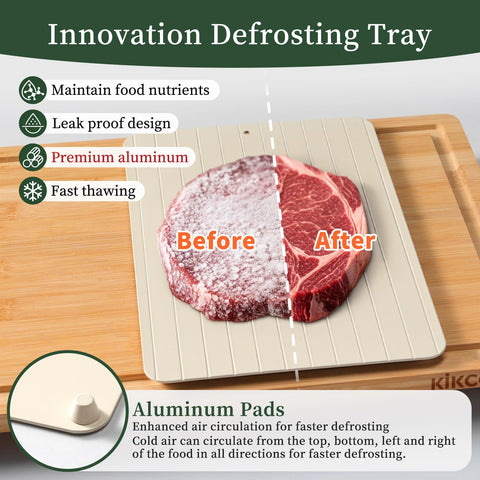 Kikcoin Meal Prep Set offers an all-in-one kit for meat, veg, and bread tasks.