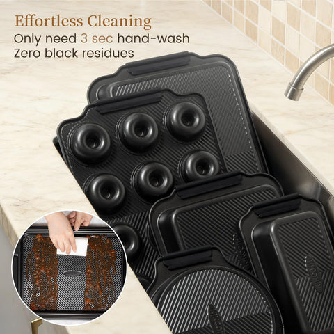 Kikcoin non-toxic coating free of PTFE, PFAS, PFOA and BPA for safe daily baking on Kikcoin.