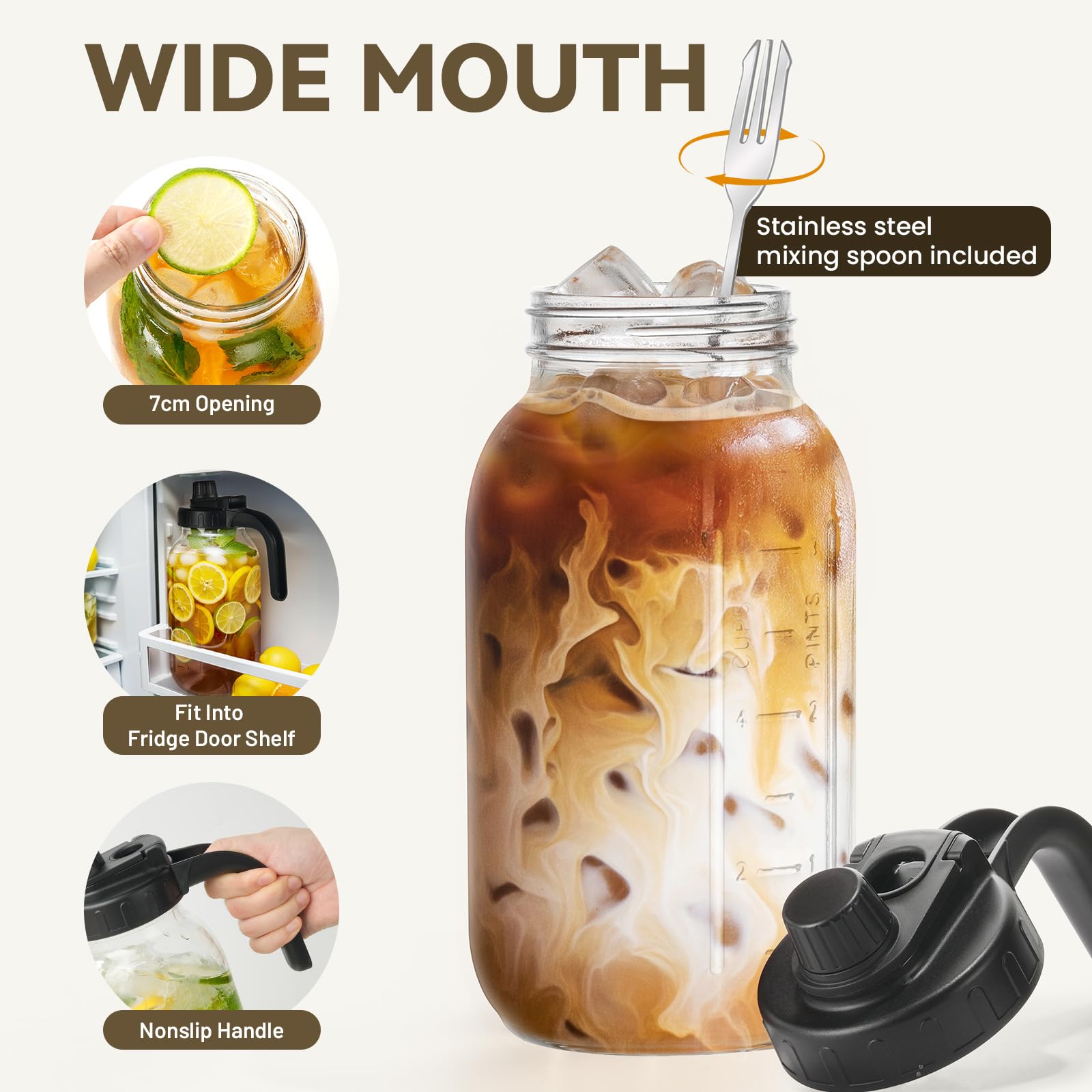 Kikcoin pitcher carry-ring for portable picnics and camping.