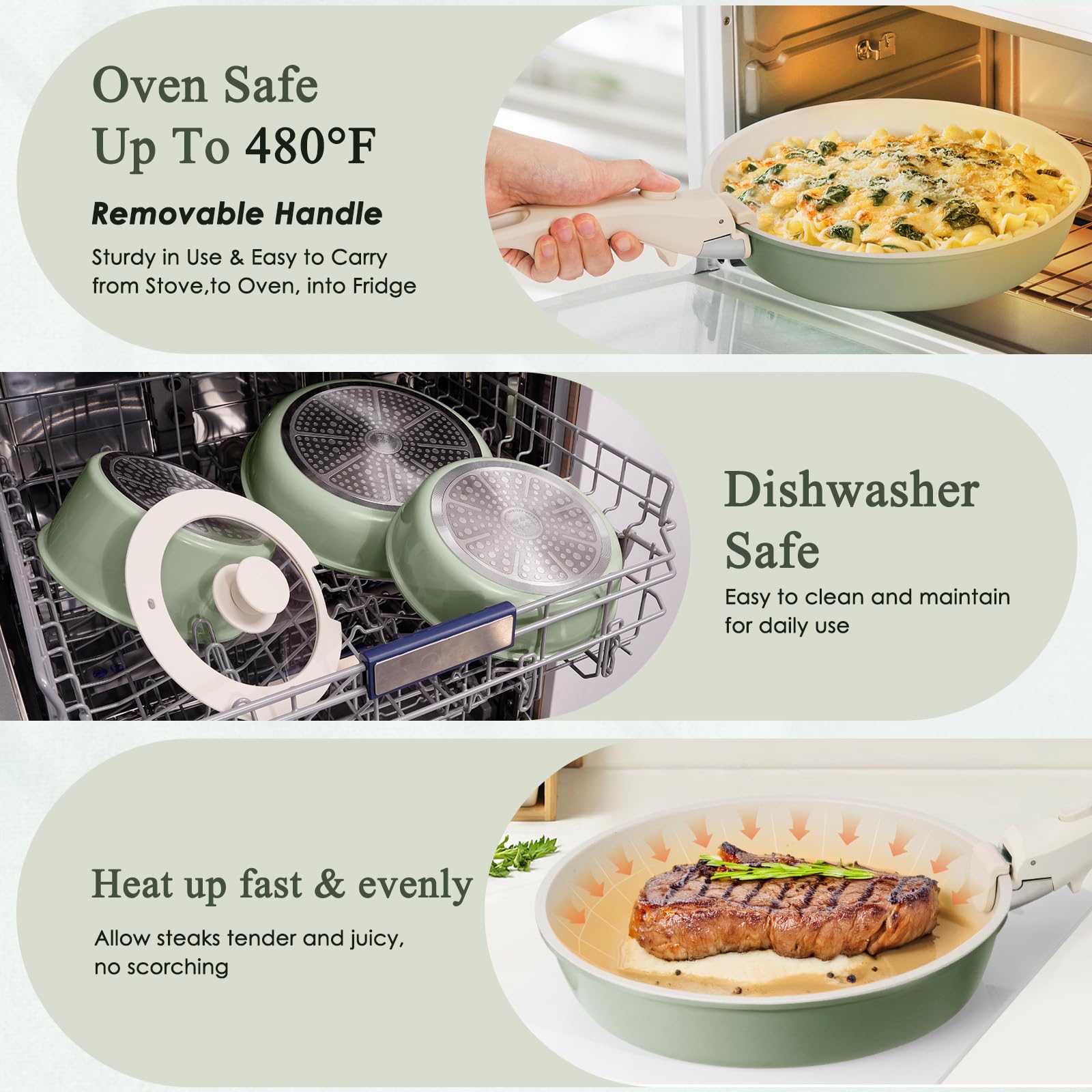 Kikcoin removable handle storage highlights space-saving design for kitchens