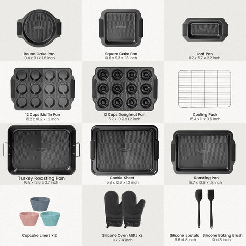 Kikcoin wave-base nonstick pan ensures easy release of cookies and pastries.