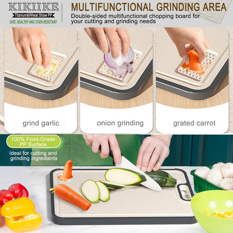 KIKIIKE board features non-slip feet and hanging hole for storage