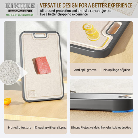 KIKIIKE titanium board side view with water-recess for tidy prep