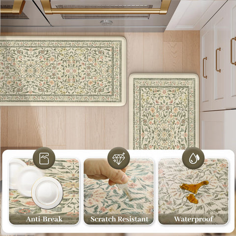 KIMODE beveled-edge design helps prevent trips while standing at sink or desk.