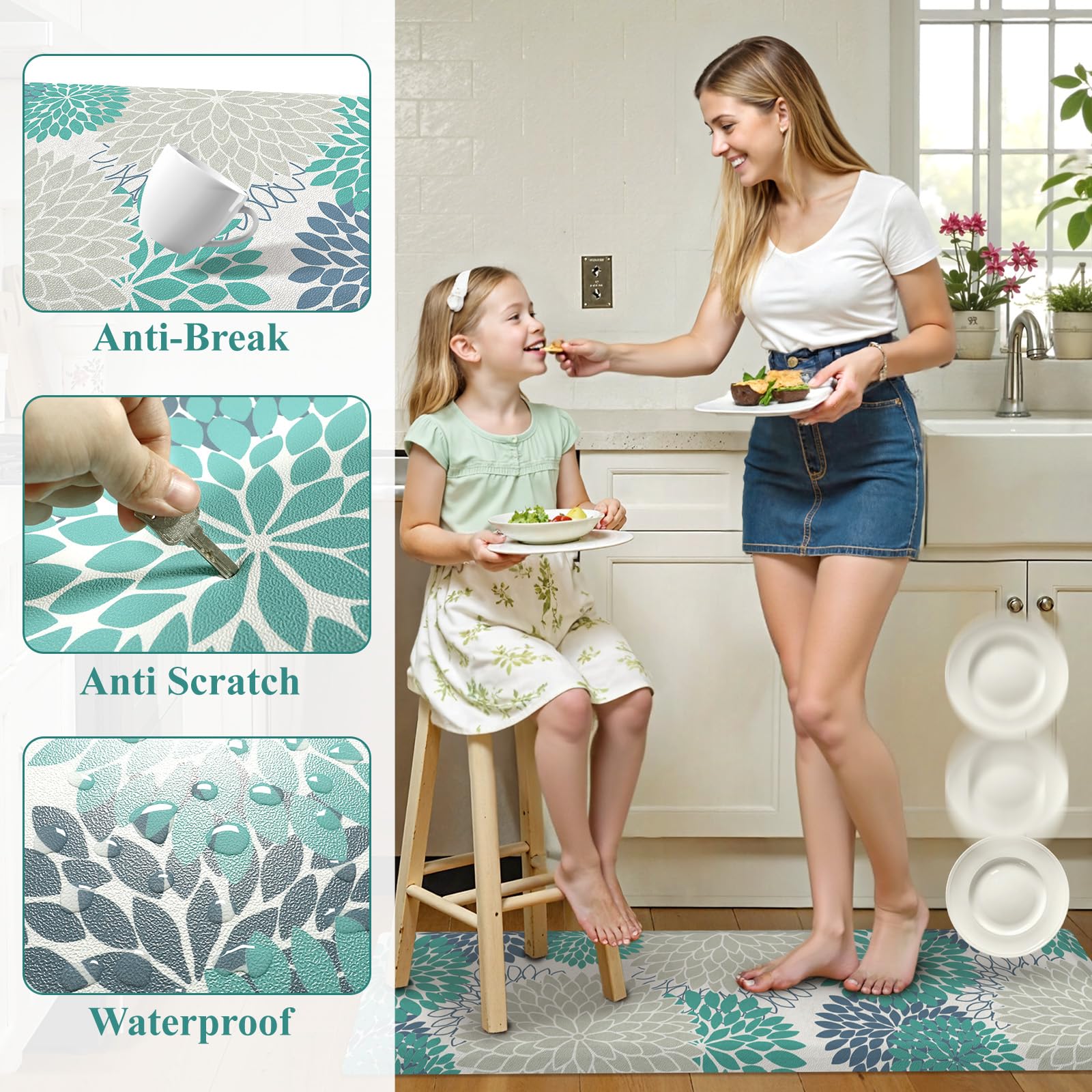 KIMODE Comfort Kitchen Mat - designed for high-traffic kitchen zones