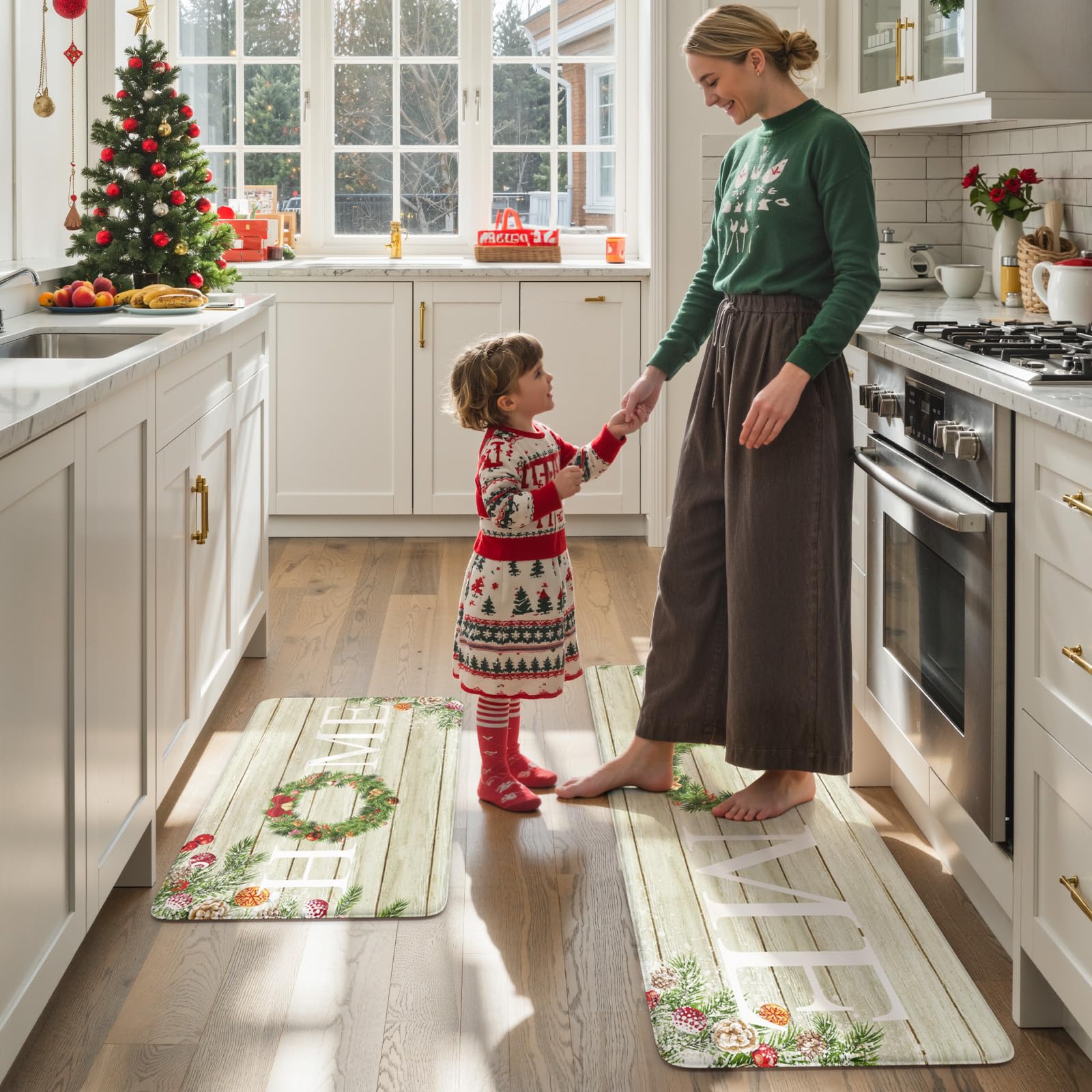 KIMODE easy-clean rug cleans with damp cloth or light vacuum.