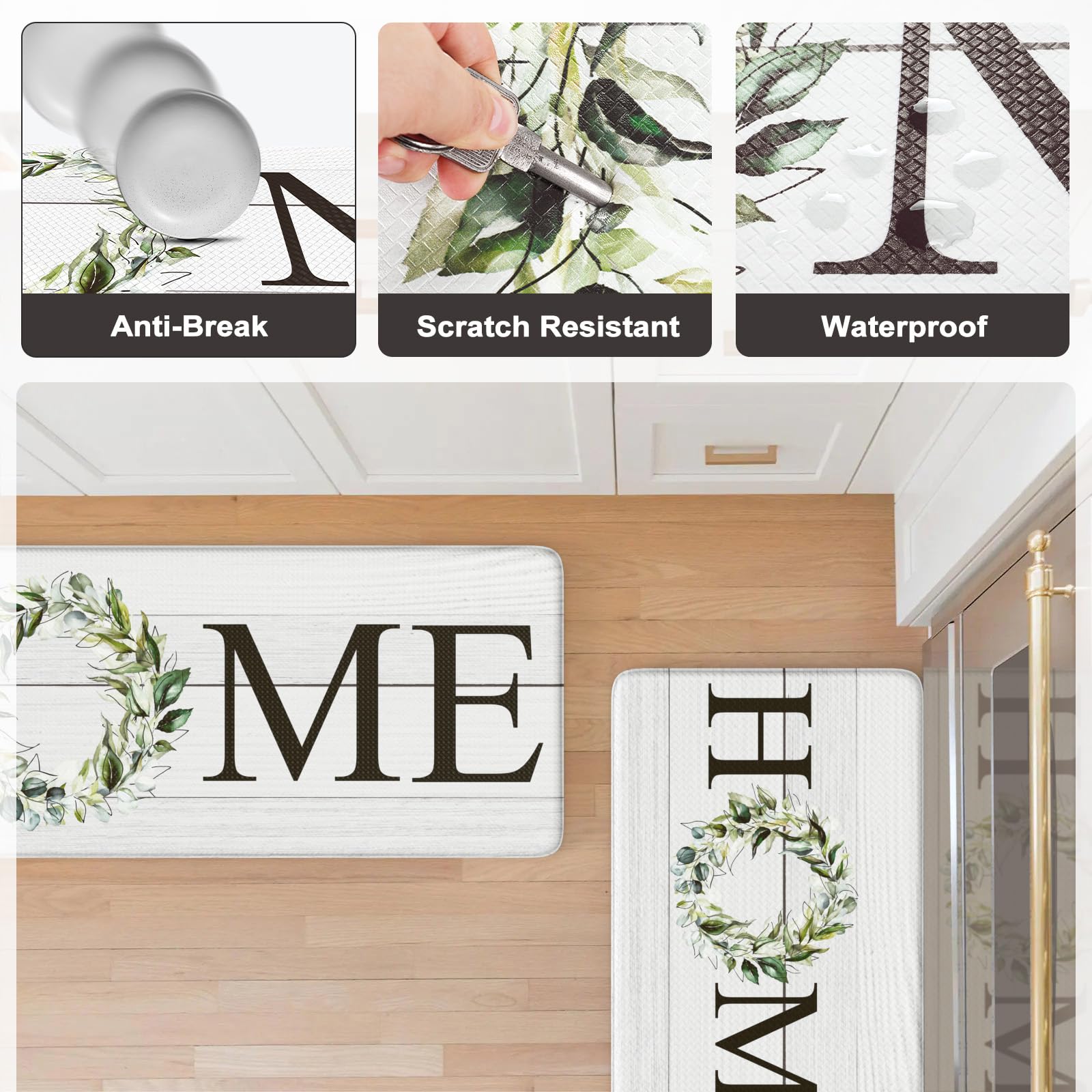 KIMODE mat suitable for laundry room with standing comfort.