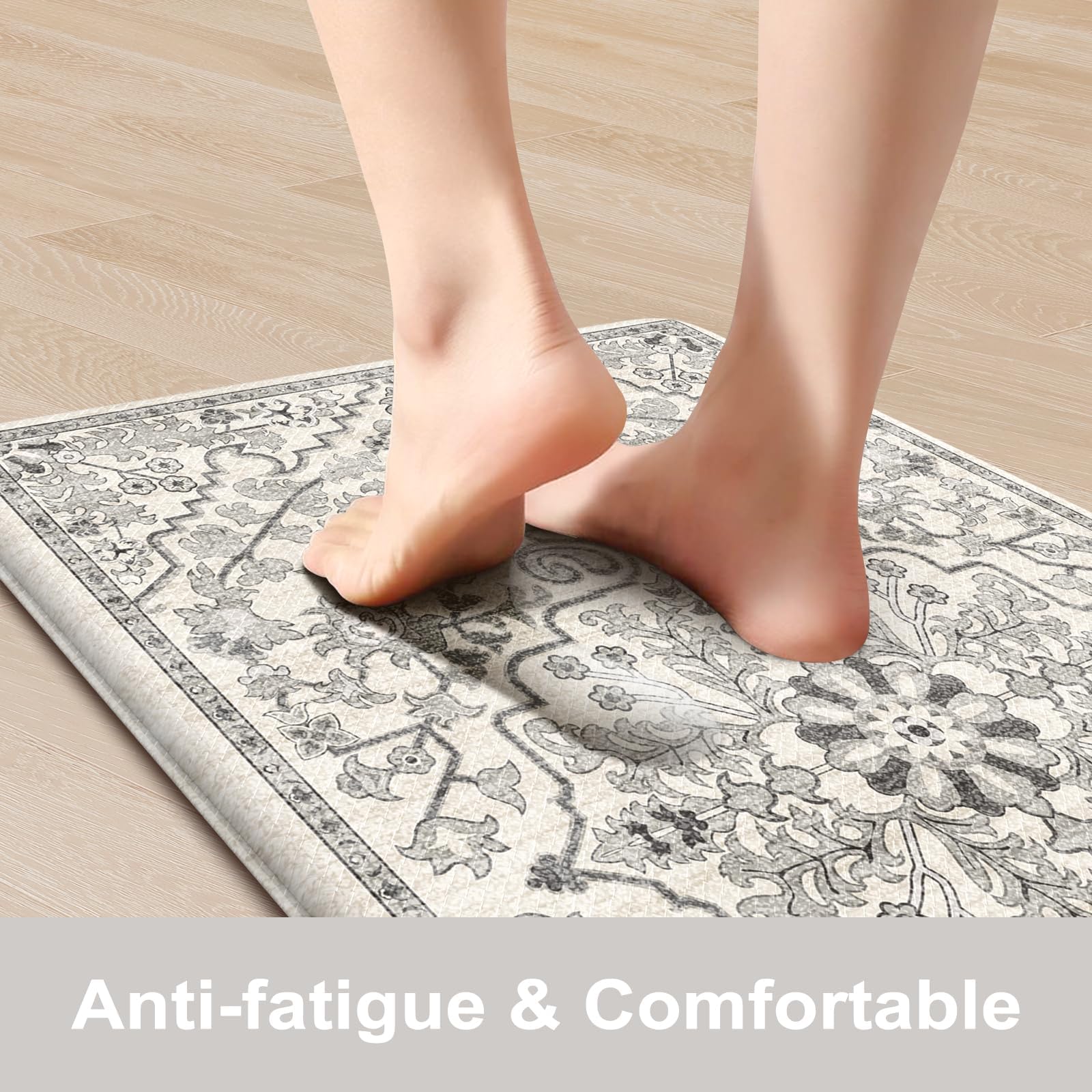 KIMODE memory foam close-up shows cushioned underfoot support
