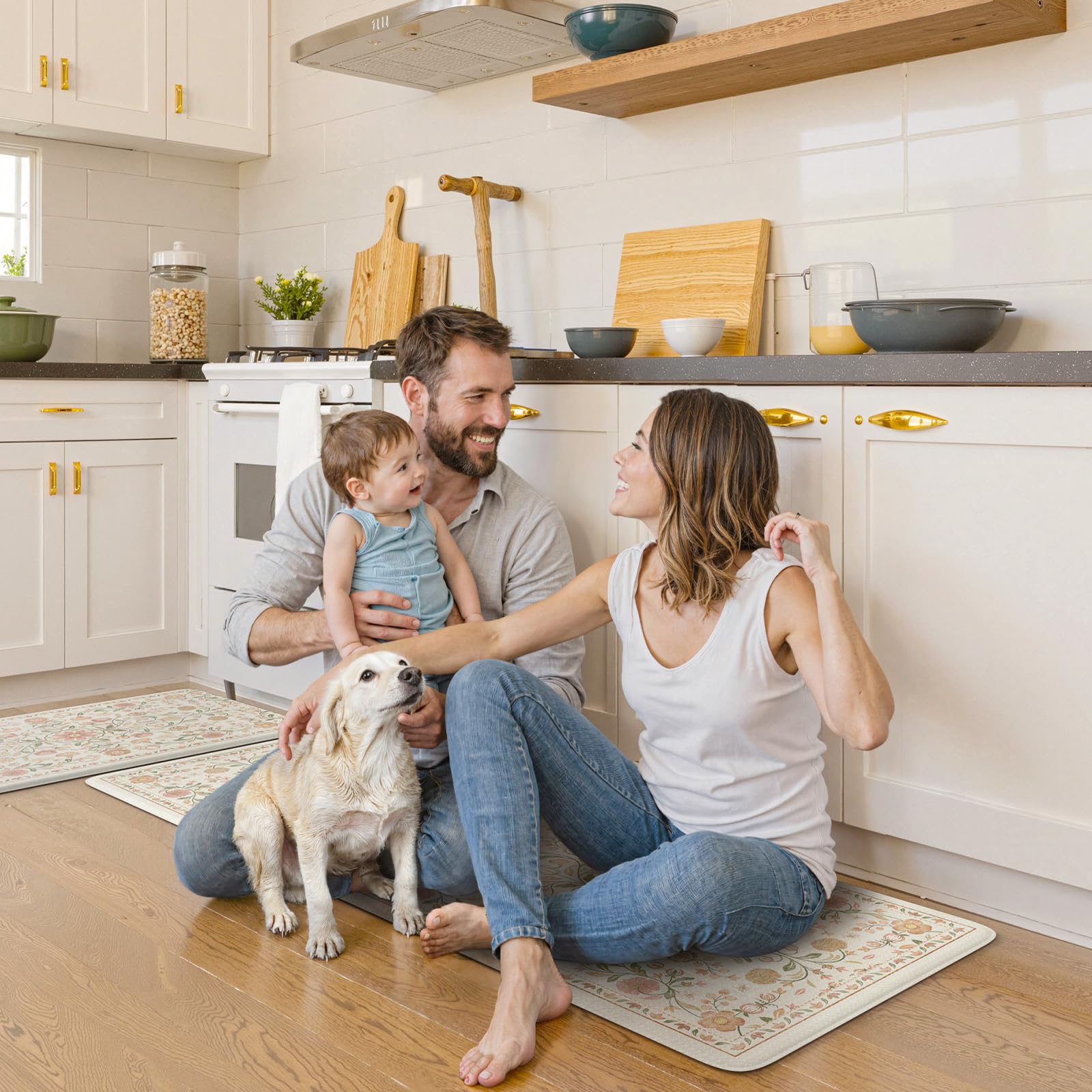 Kimode 12mm cushion reduces fatigue during long cooking or laundry tasks.