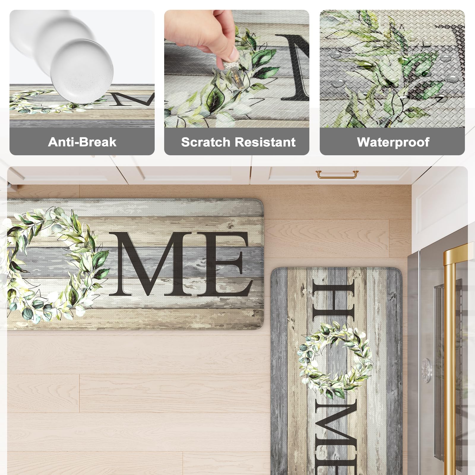 Two-piece rug set from KIMODE fits separately or together