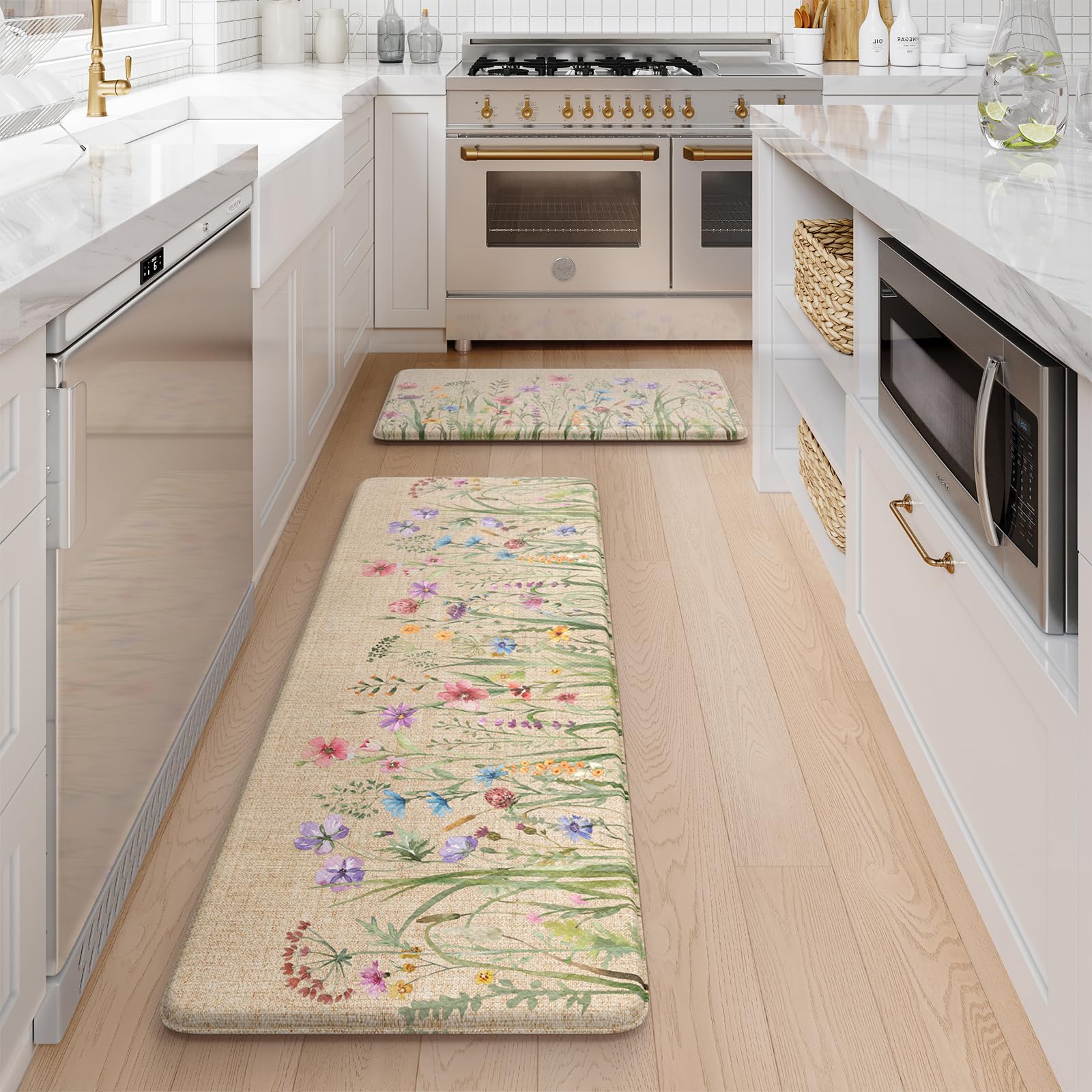KIMODE versatile set fits kitchen, laundry, or desk spaces for standing comfort.