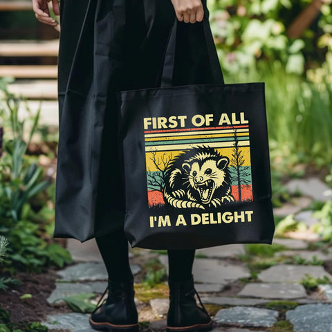 Kimoli Possum canvas tote gift idea for friends.