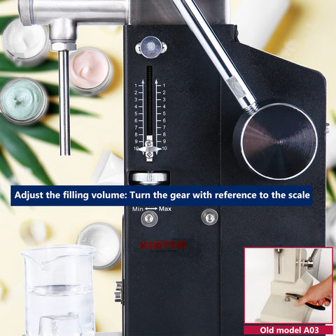 KIMTEM filler with shelf bracket for easy bottle placement during filling