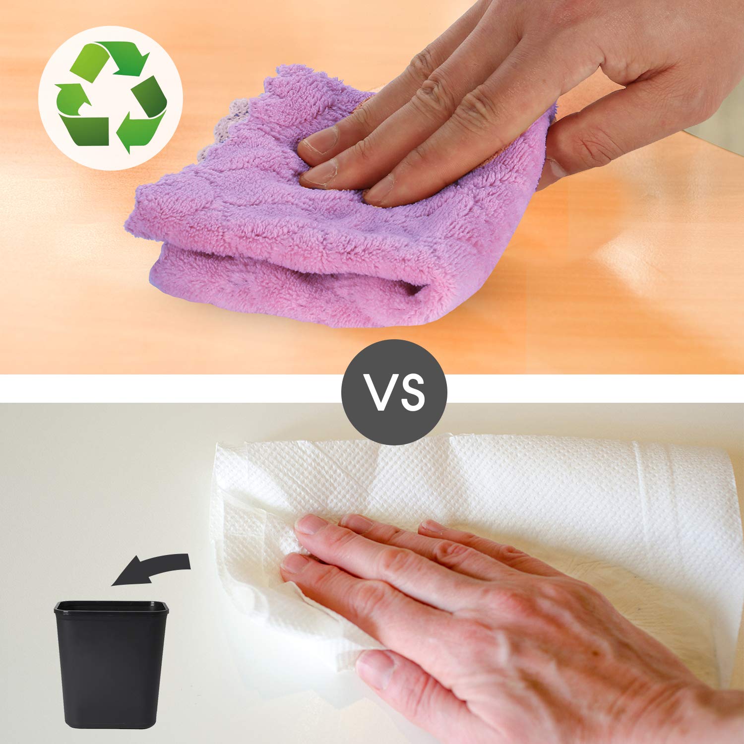 Kimteny lint-free towels wipe glass and surfaces without fibers.