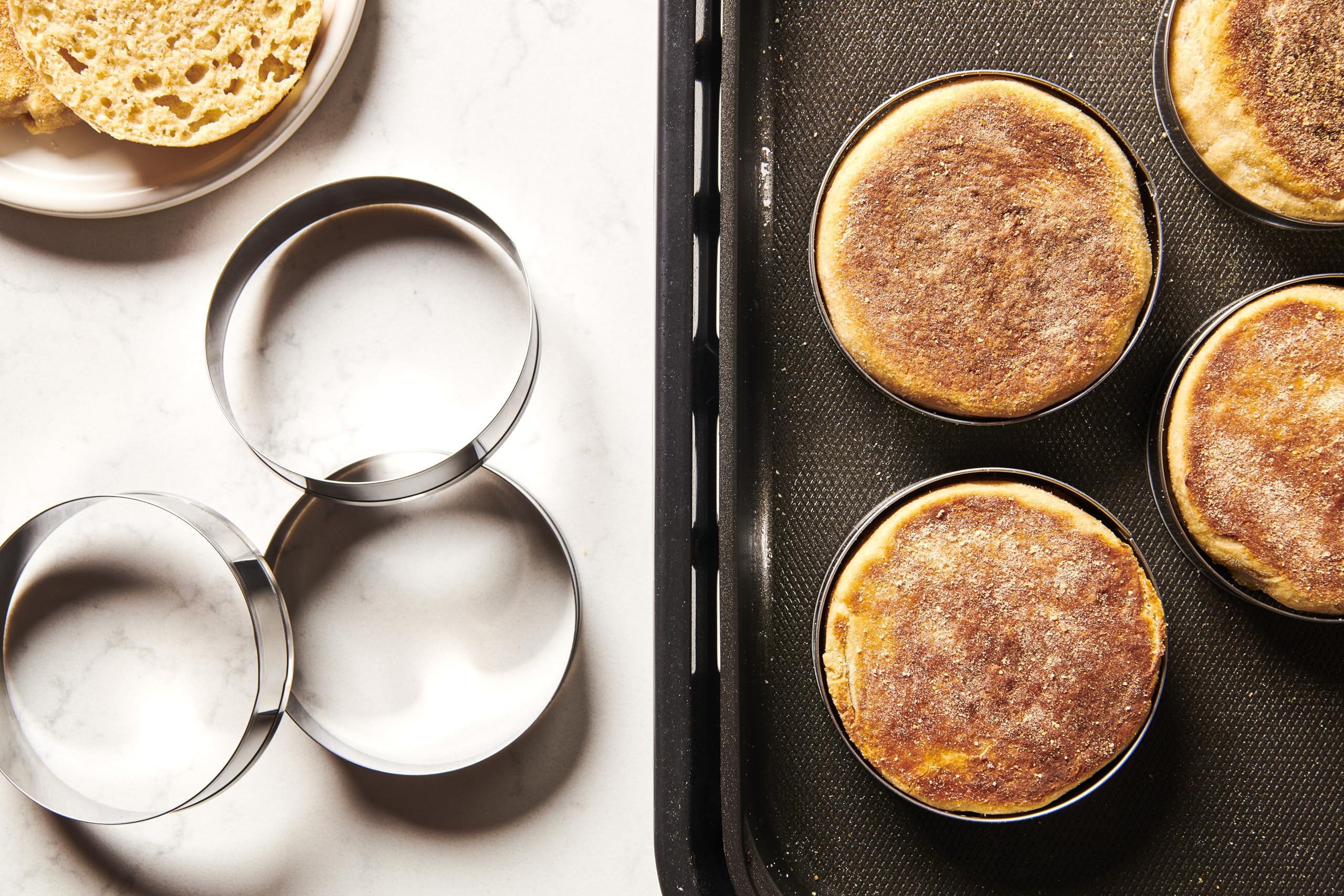 King Arthur muffin rings 12-pack packaging on display for easy prep