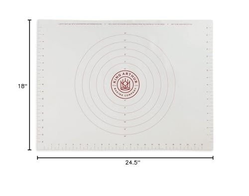 King Arthur rolling mat helps roll tarte, pie, and pizza crusts evenly.