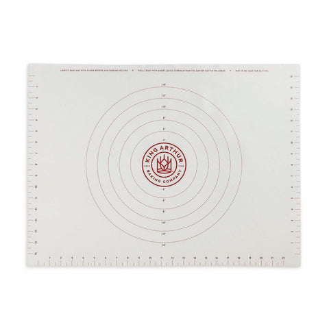 King Arthur rolling mat features durable silicone and glass fiber construction.
