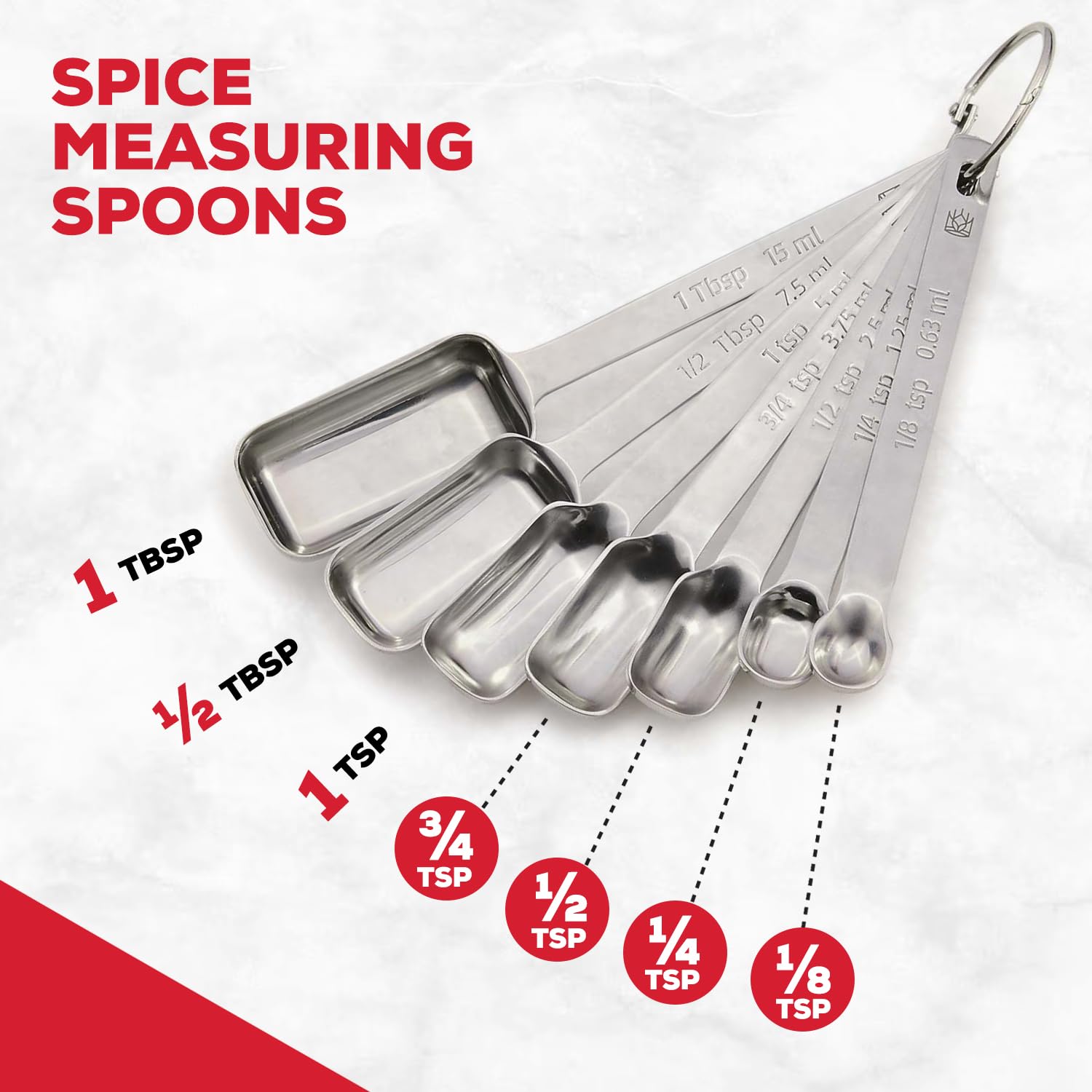 King Arthur Spice Spoon 1/4 tsp – steady accuracy for batter prep