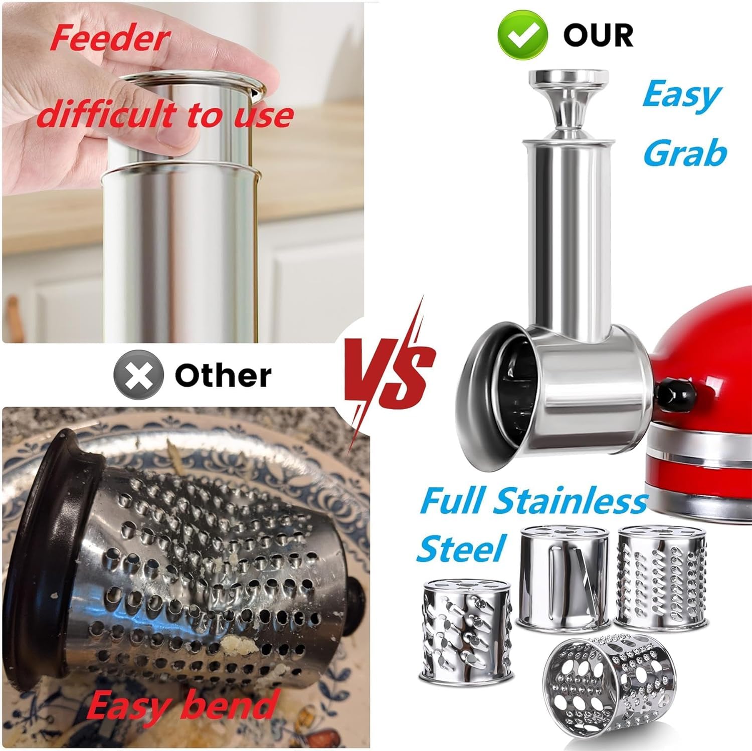 KINGEAGLE ergonomic-pusher design supports easy operation during prep