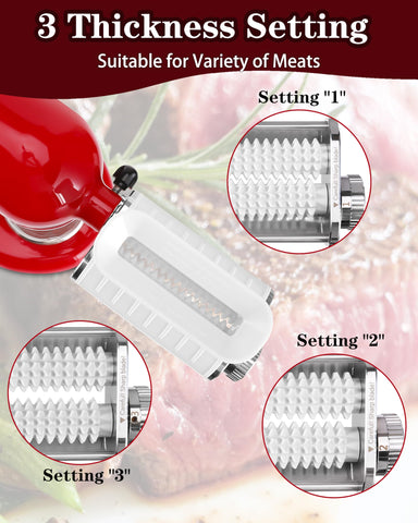 KINGEAGLE 3-settings knob close-up shows adjustable tenderness options