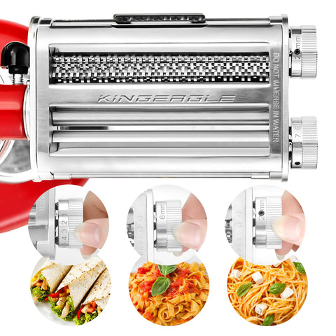 Kingeagle pasta maker attachment wide sheets for lasagna or large pasta