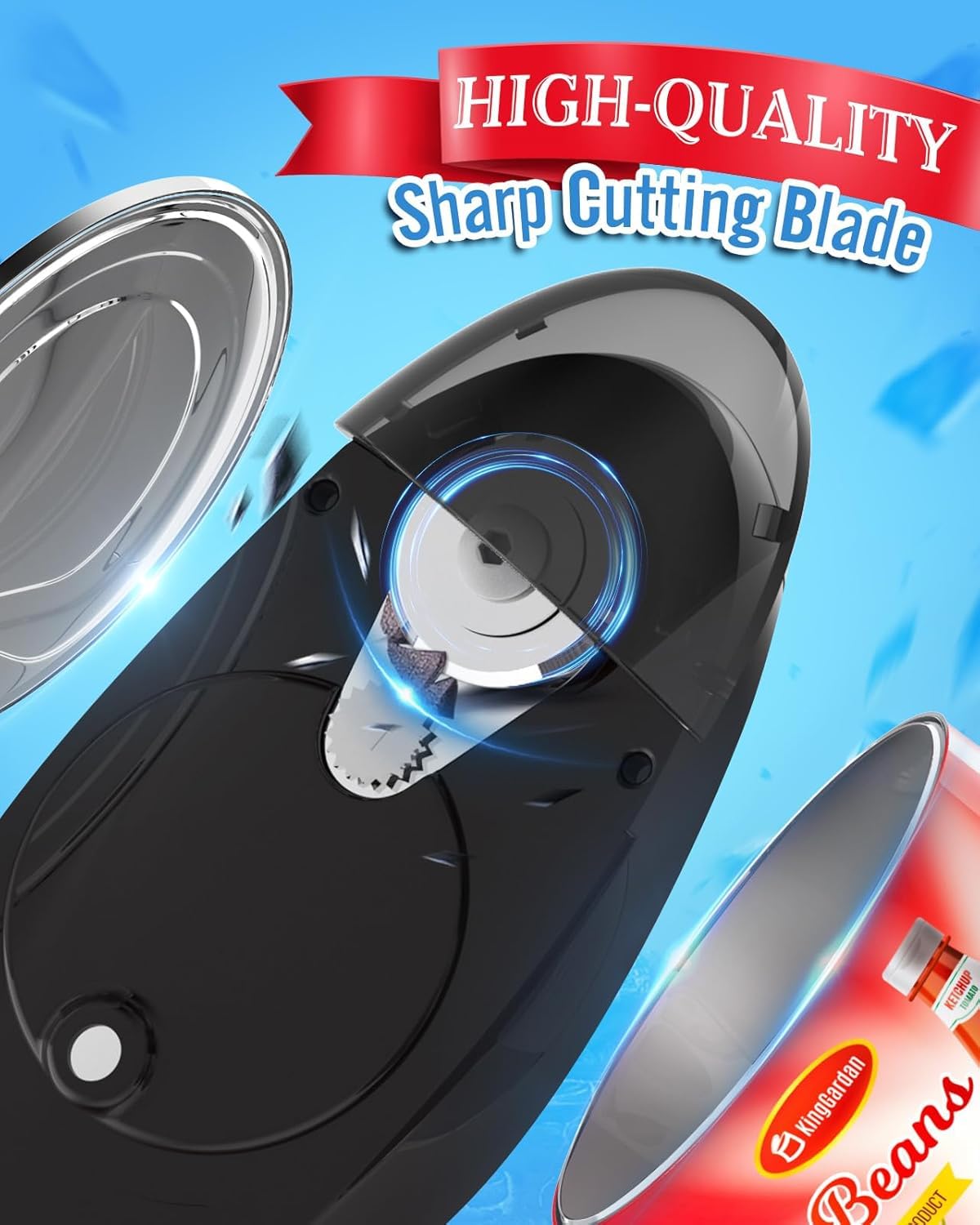 KingGardan battery-operated design for cordless convenience.