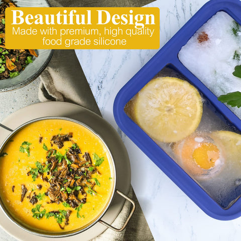 Kinggrand Kitchen airtight freezer container keeps flavors secure.