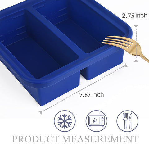 Kinggrand Kitchen easy-release silicone freezer tray ready for quick portioning.