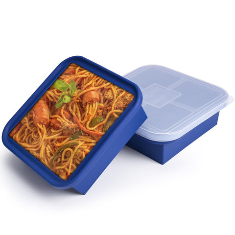 Kinggrand Kitchen four-cup silicone freezer molds for easy, portion-controlled soups.