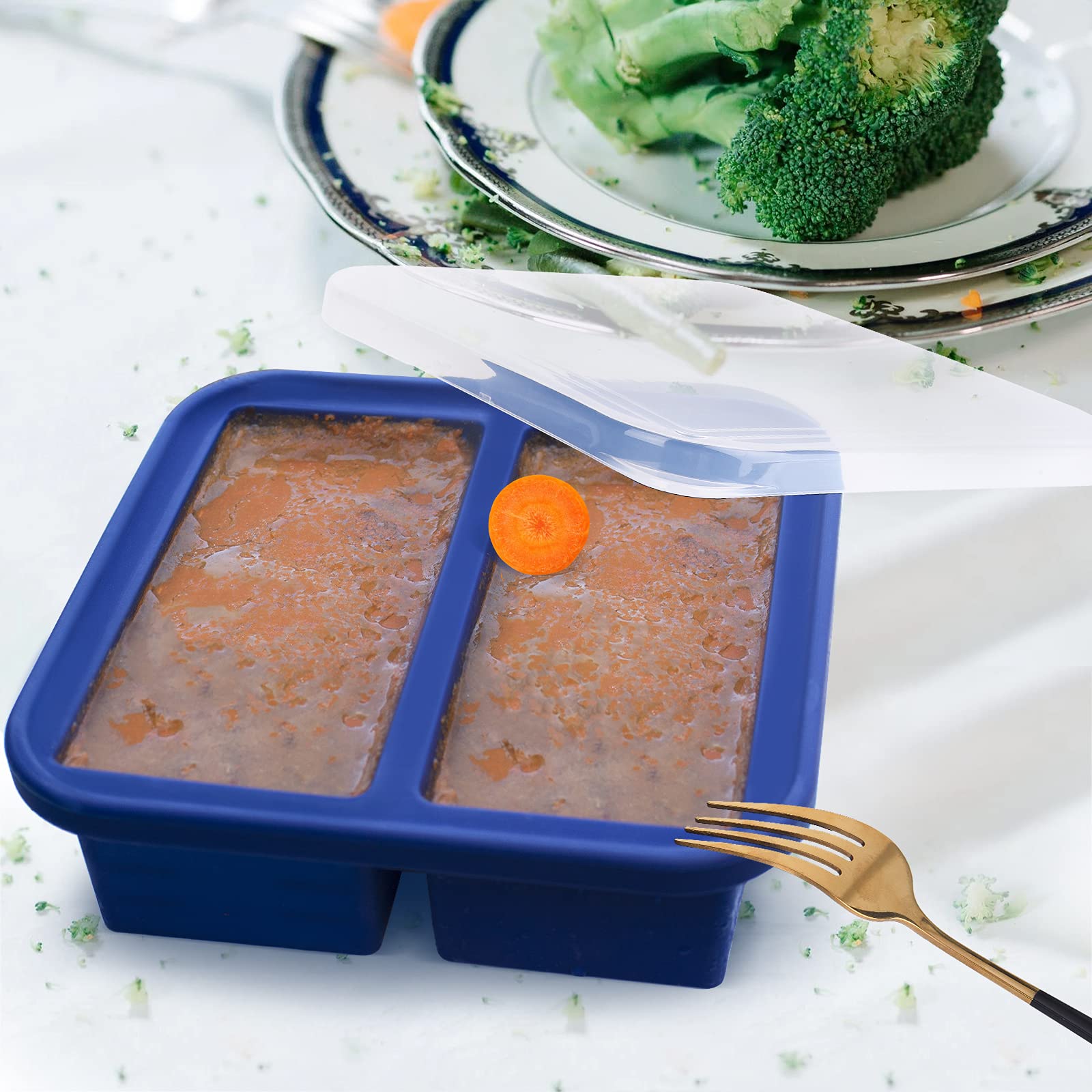 Kinggrand Kitchen meal-prep freezer molds simplify batch cooking.