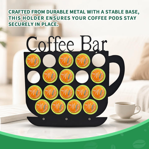 KingLive K Cups Holder 19-pod layout for easy, visual pod selection.