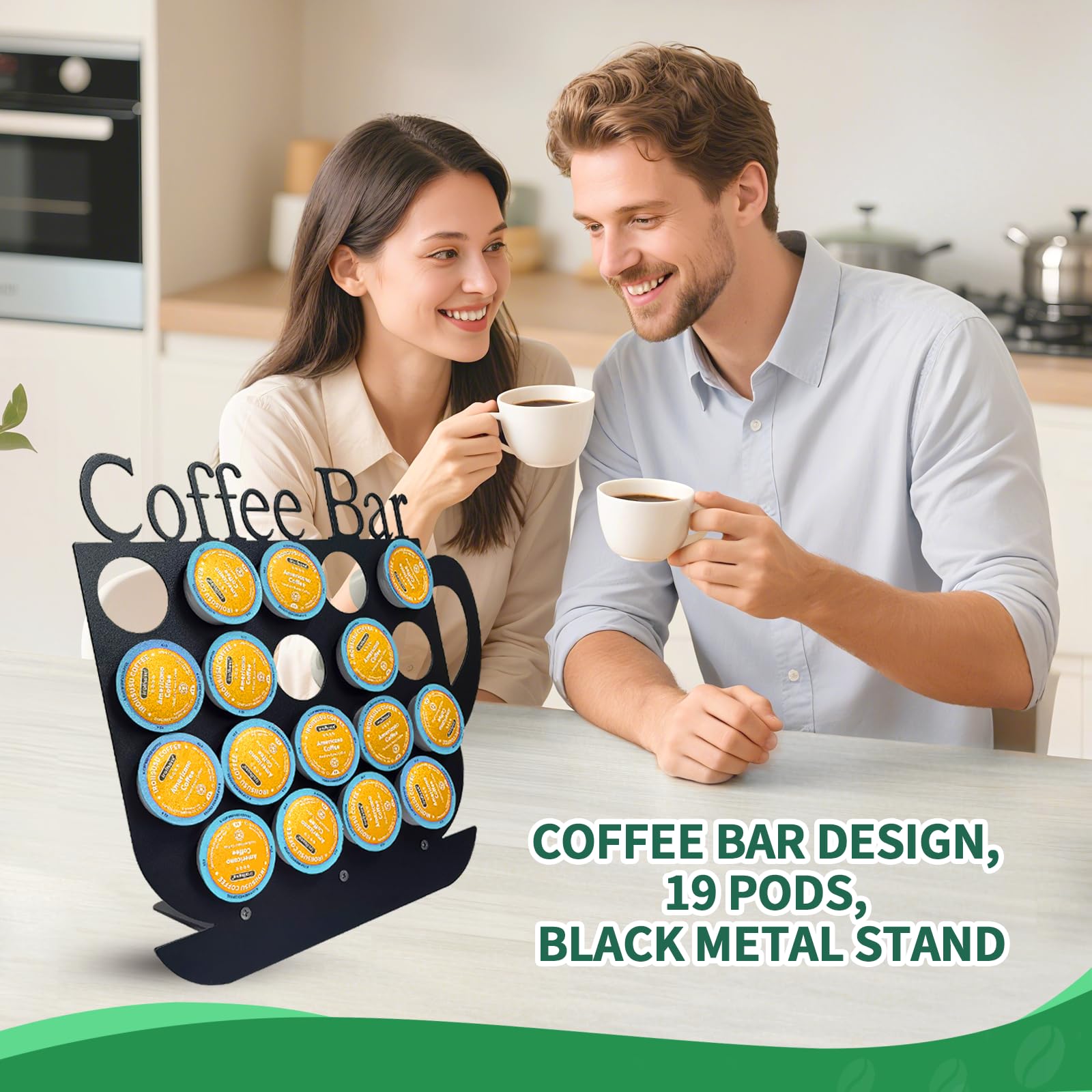 KingLive K Cups Holder vertical design optimizing counter space.