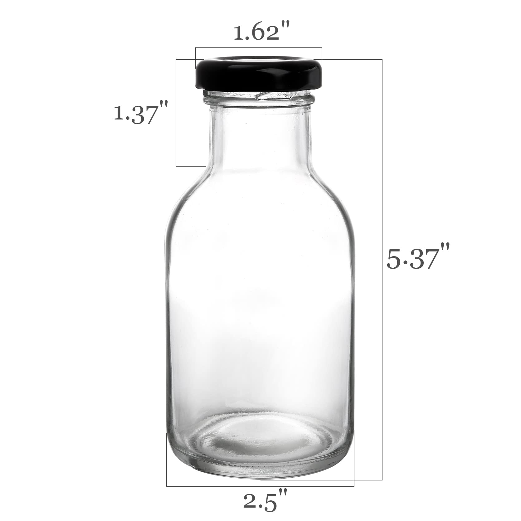 Kingrol dishwasher-safe glass bottles simplify cleanup after cooking and storage