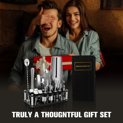 KINGROW bartender kit on display, ideal for home entertaining