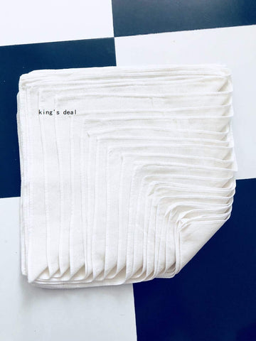 Kings Deal durable steam cloths reduce sticking and simplify cleaning