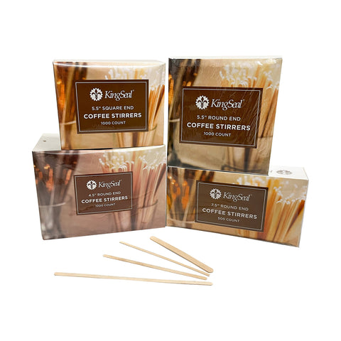 KingSeal birch wood stirrers suitable for arts and crafts
