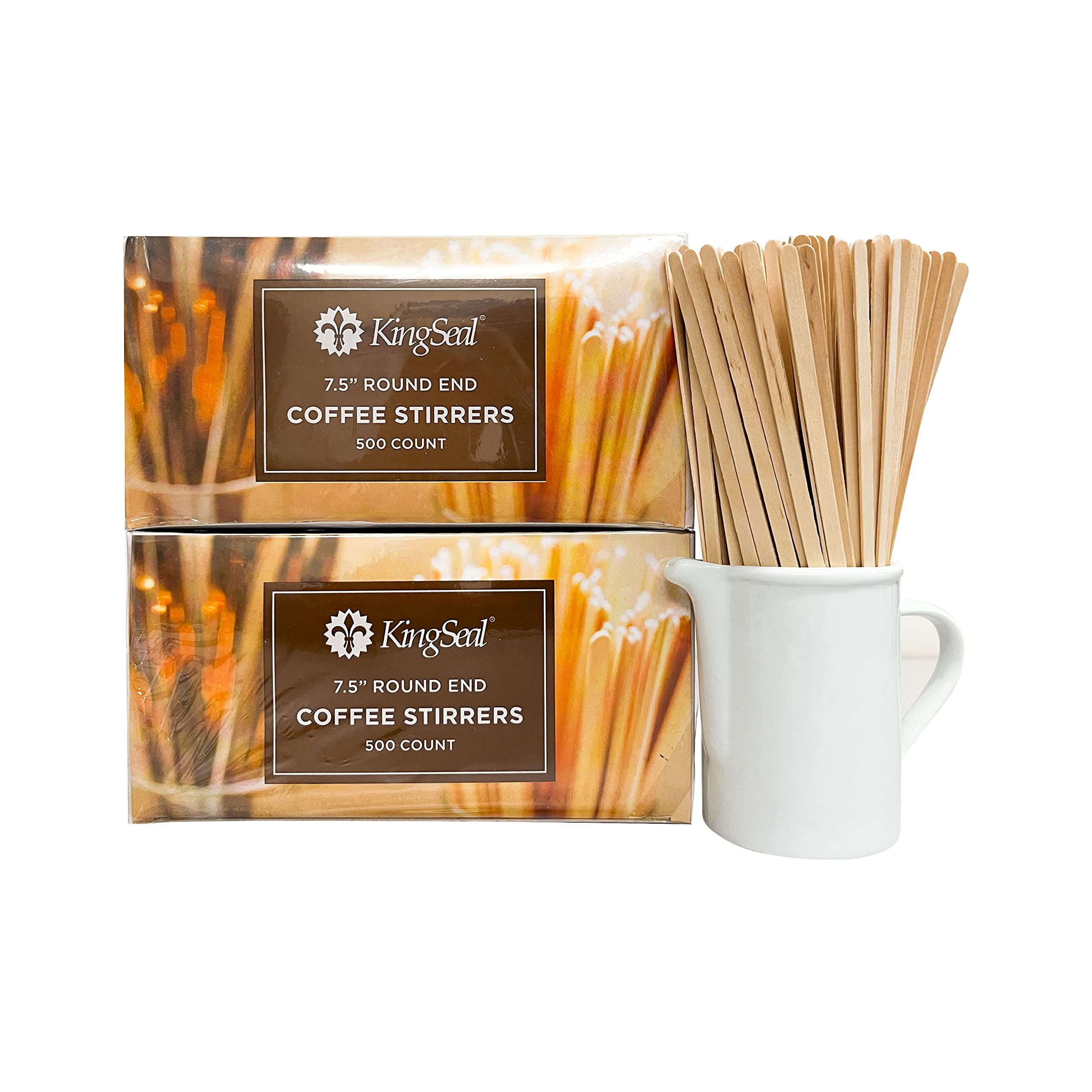 KingSeal stirrer inner boxes shrink-wrapped for sanitation