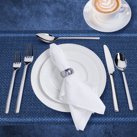 KINGSTONE balanced-weight dining knives for comfortable handling at every meal.
