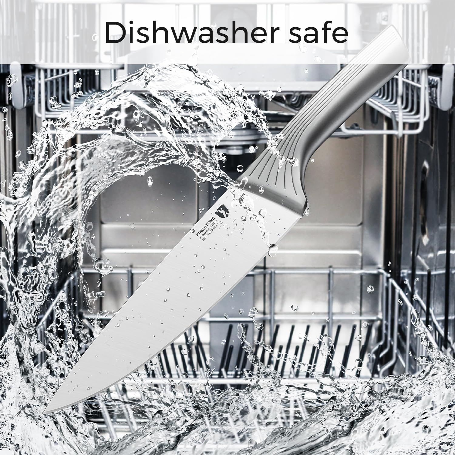 KINGSTONE dishwasher-safe design enables easy cleanup after meal prep.
