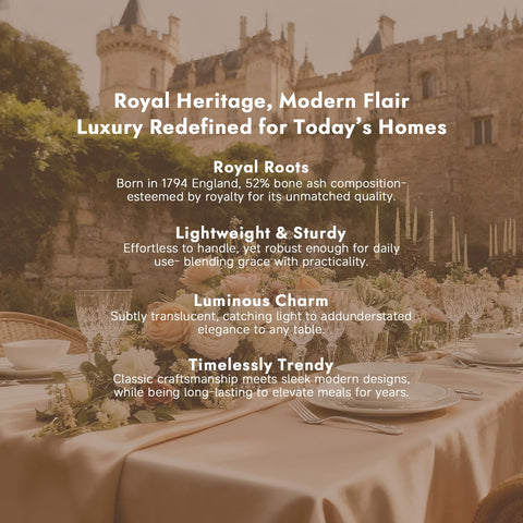 KINGSTONE salad plates with smooth curves ready for meals