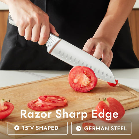 KINGSTONE built-in sharpener in block aiding quick edge touch-ups.