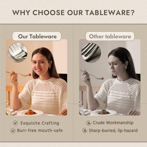 Kingstone dinner fork close-up demonstrates balanced weight and smooth grip.