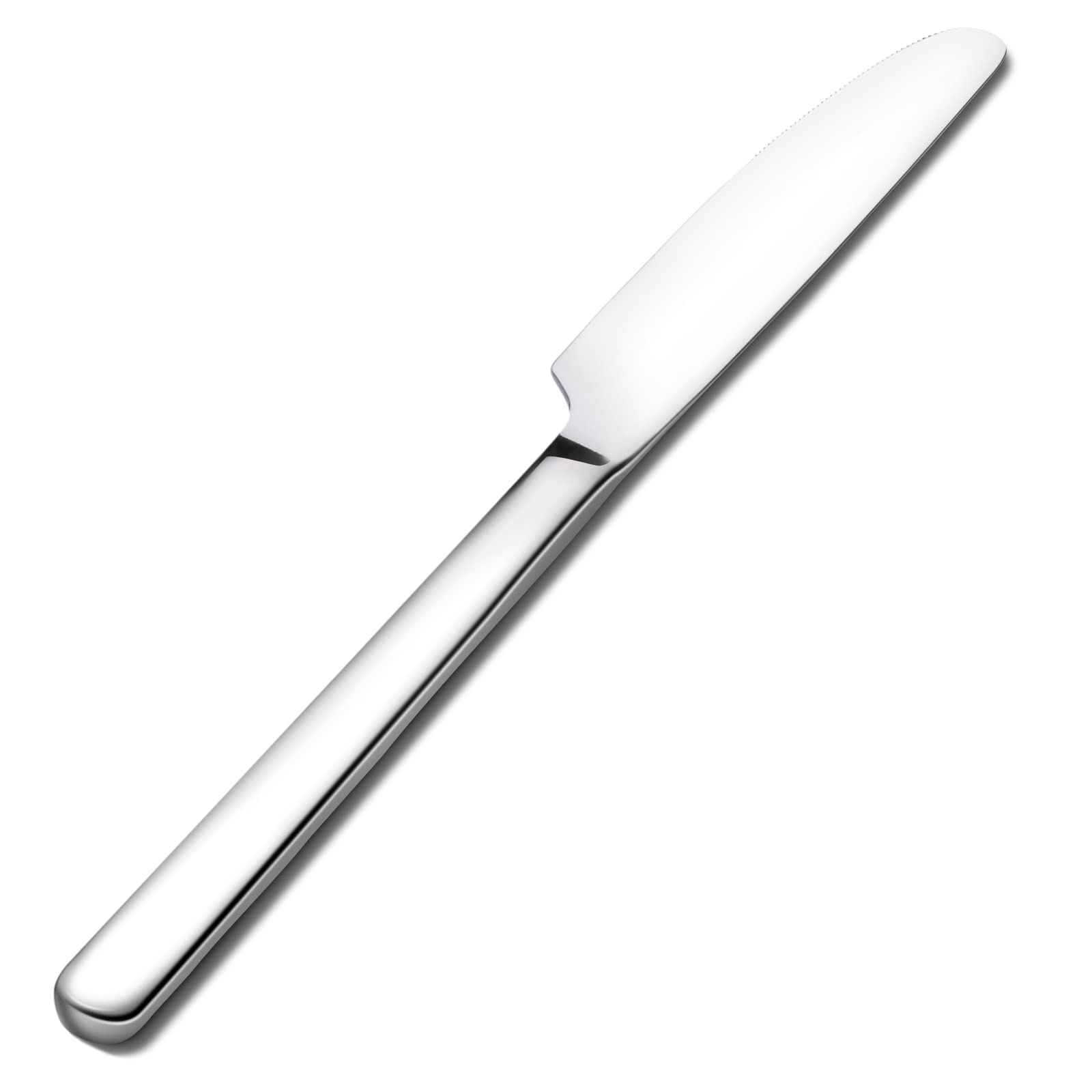 KINGSTONE dinner knives set 4 with mirror finish for elegant dining and easy cleaning.