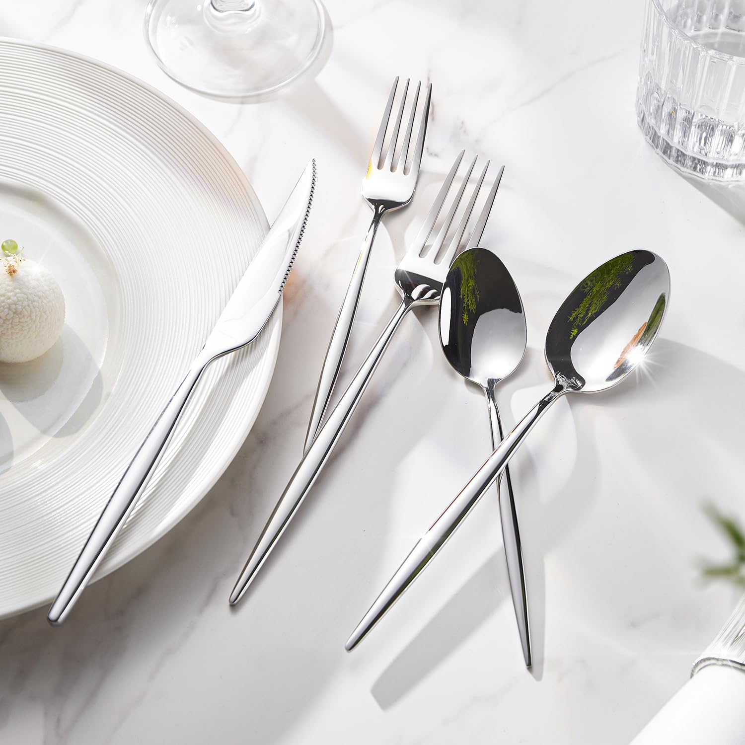 Kingstone dishwasher-safe flatware for easy cleanup after meals