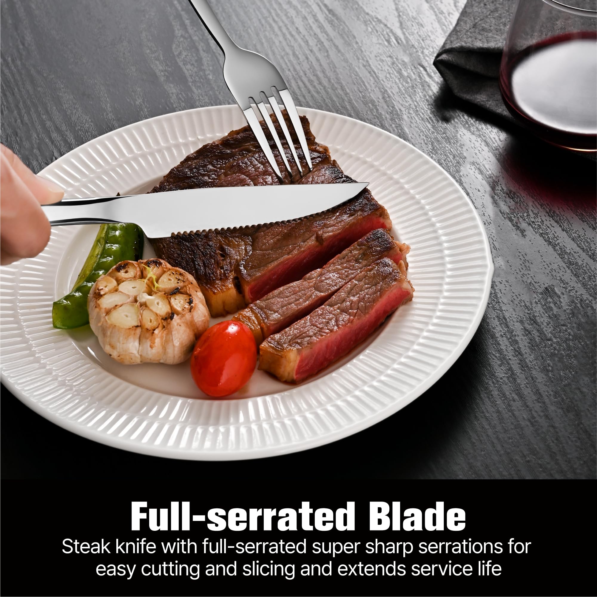 Gift-ready KINGSTONE flatware set, ideal for weddings or holidays.