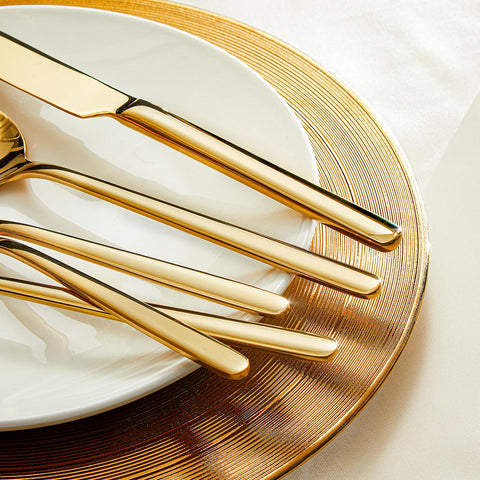 KingStone Gold dinner spoon designed for easy eating and a touch of luxury